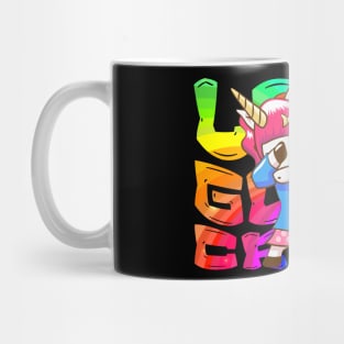 Let's Glow Crazy Unicorn Glow  crazy Party Mug